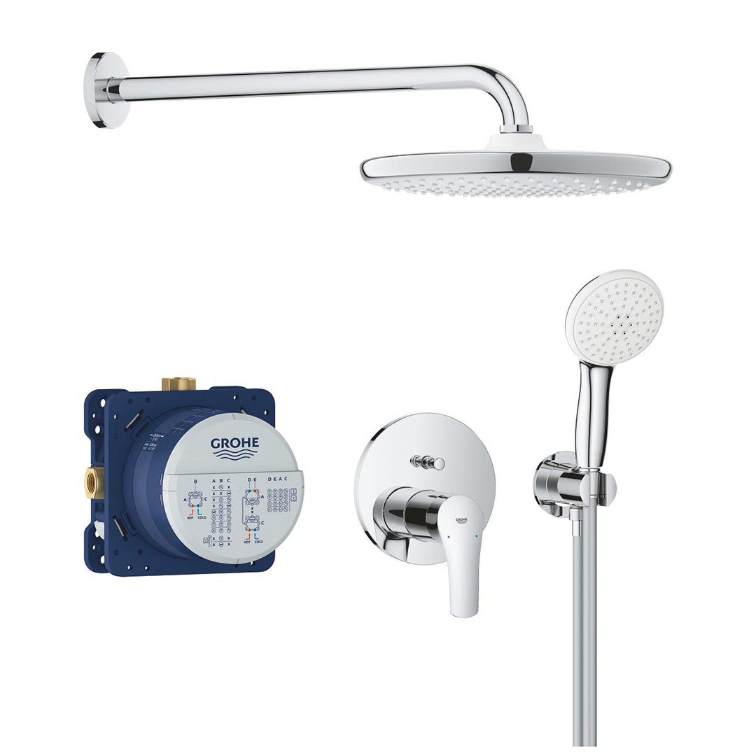 Grohe Eurosmart installation set with Tempesta 250 25288000 – Grohe 11.23.73.0039